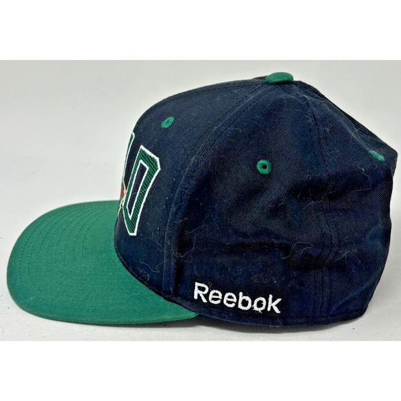 Reebok Minnesota Wild NHL Snapback Hat Black Green WILD Logo Cap - Picture 3 of 6